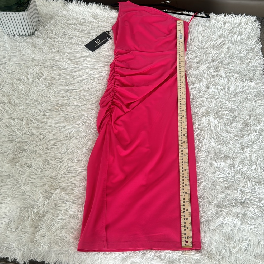 Sarin Mathews Womens One Shoulder Ruched Bodycon Dress. Size xs. - Picture 17 of 17